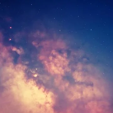 Night sky background picture vector illustration Stockillustratie