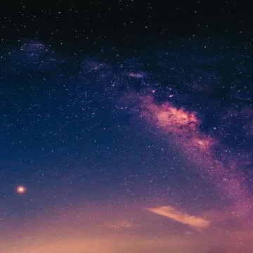 Night sky background picture vector illustration Stock Illustration