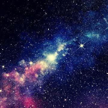 Night sky background picture vector illustration Stock Illustration