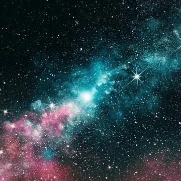 Night sky background picture vector illustration Stock Illustration