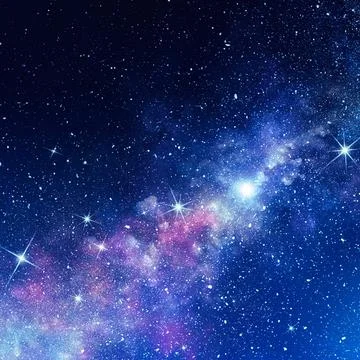 Night sky background picture vector illustration Stockillustratie