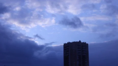 Night sky of city Video stock 88823198