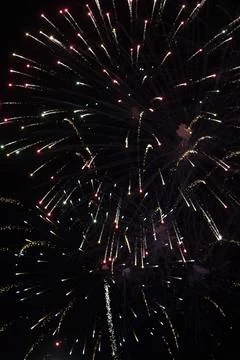 Night Sky Explosion Stock Photos