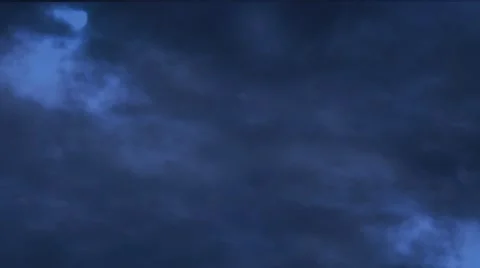 Night sky flying video animation Stock Footage 42041276