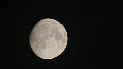 Night sky before full moon, Stock Footage 318678845