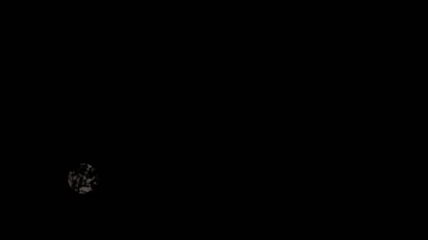 Night sky with Full Moon through silhouette tree branches Time Lapse Full HD Stock Footage 136992647