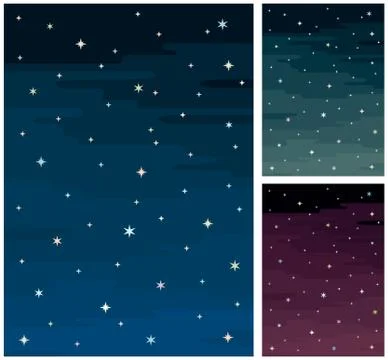 Night Sky Illustrazione stock