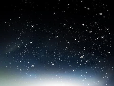 Night sky Stock Illustration