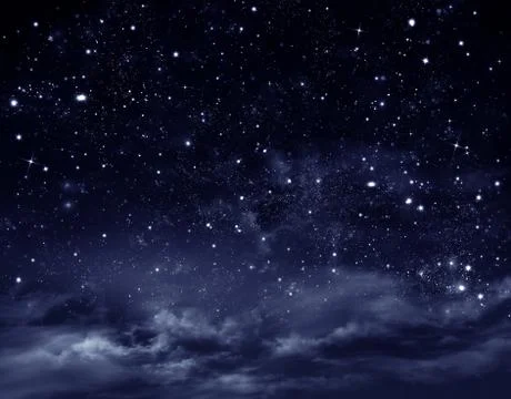 Night sky Stock Illustration