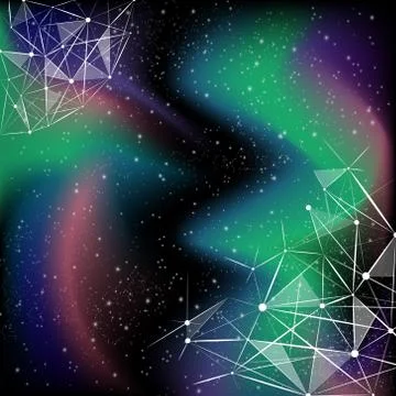 Night sky Stock Illustration
