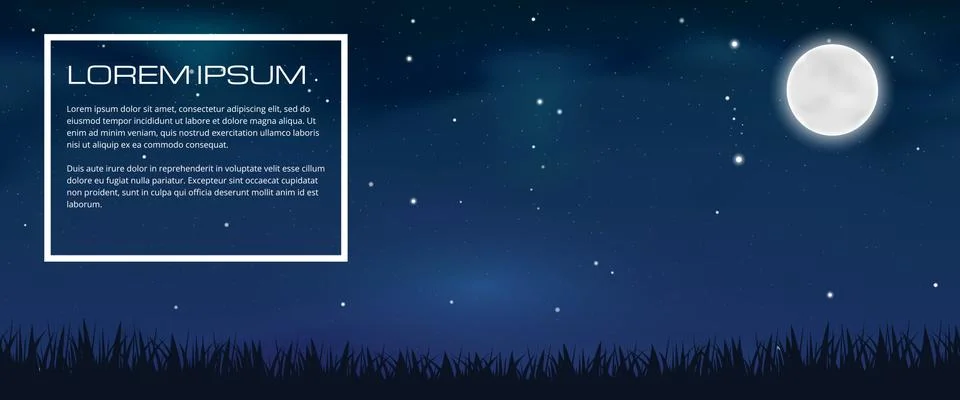 Night Sky Stock Illustration