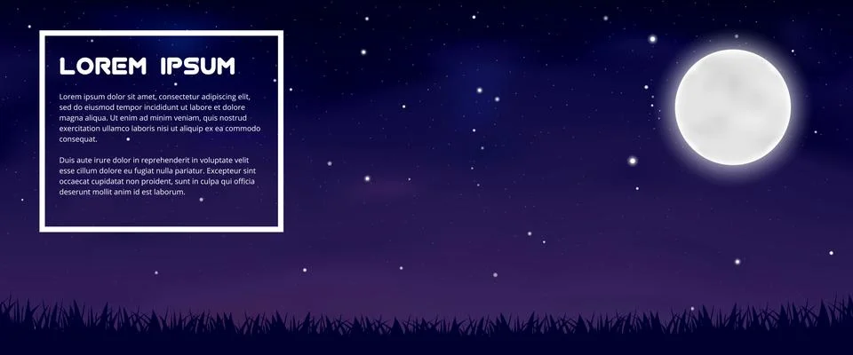 Night Sky Stock Illustration