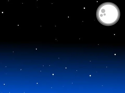 Night sky Stock Illustration