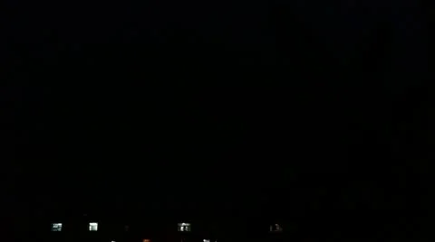 Night sky lightning. Видео 12034923