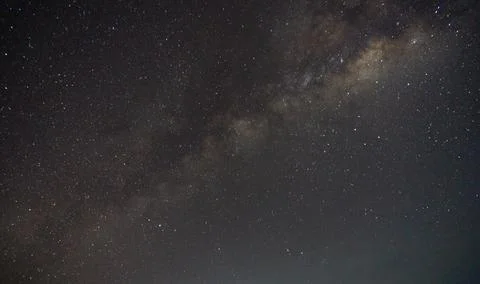 Night sky natural scenery with milky way galaxy Stock Photos