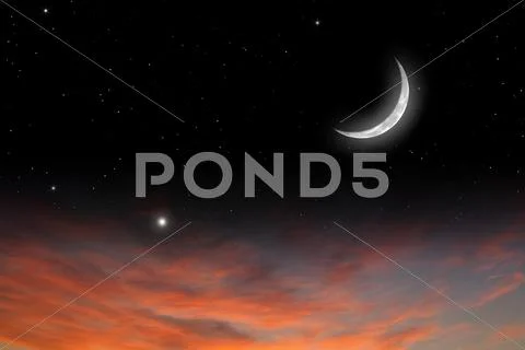 Night sky Stock Photos