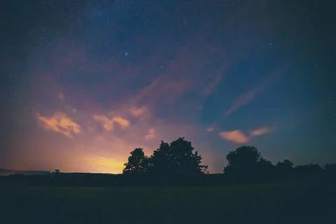 Night Sky 库存照片