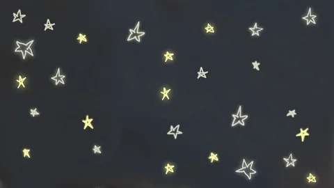 Night sky seamless loop animation background Stock Footage 69763252