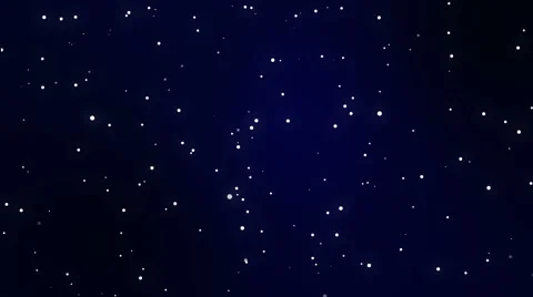 Night sky sparkly stars on black blue gr... | Stock Video | Pond5