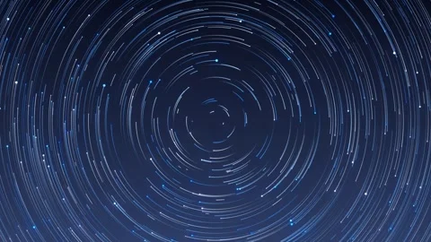 Night sky star track dynamic background Stock Footage 288095896