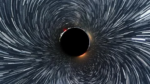Night Sky Star Trails of VR 360 Tiny Planet Effect Stunning Universe Stock Photos
