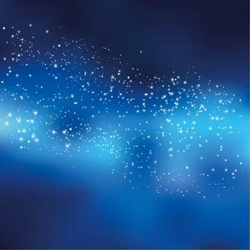 Night sky stars concept vector illustration for background. simple stylized a Stock Illustration