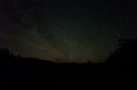 Night sky stars Stock Footage 81715520