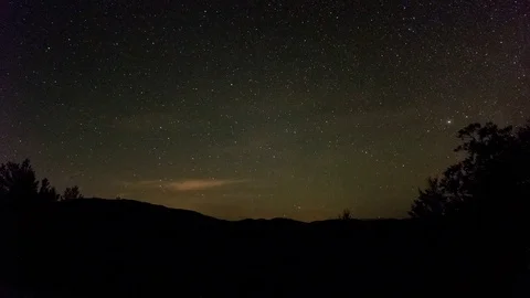 Night sky stars Video stock 83619469