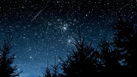 Night sky, Stars, Time-Lapse Video stock 277280800