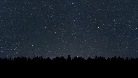 Night sky, Stars, Time-Lapse Stock Footage 277283151