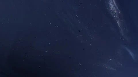 Night Sky Style Ink Field with Floating Glitter Particles Stock Footage 346605992