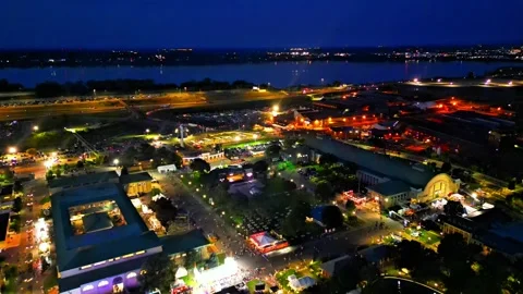 Night Sky - Syracuse, NY Video stock 336157008
