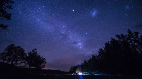 Night Sky time lapse Barrington Tops PAL 1080 282BFF Stock Footage 33835856