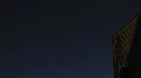 Night Sky Time-lapse Stock Footage