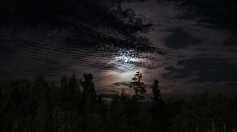 The night sky.  time lapse. Stock Footage 41623661