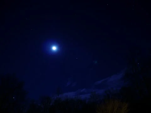 Night Sky Time lapse Stock Footage 45657258