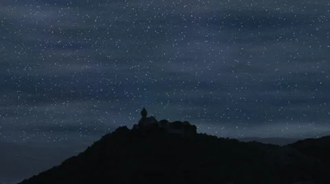 Night sky time lapse Stock Footage 64327274