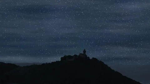 Night sky time lapse Stock Footage 66845785