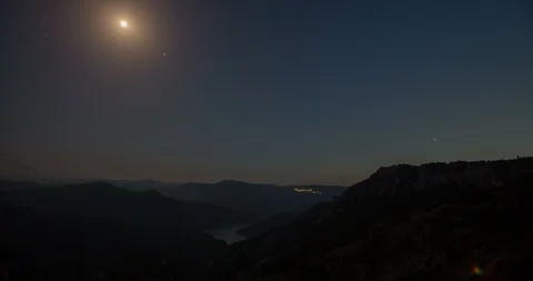 Night sky time lapse Stock Footage 92826997