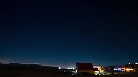 Night sky time lapse Stock Footage 146278543
