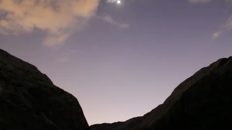NIGHT SKY: TimeLapse Stock Footage 366189