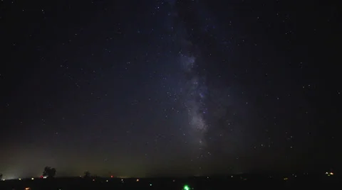 Night Sky Timelapse Stock Footage 35410321