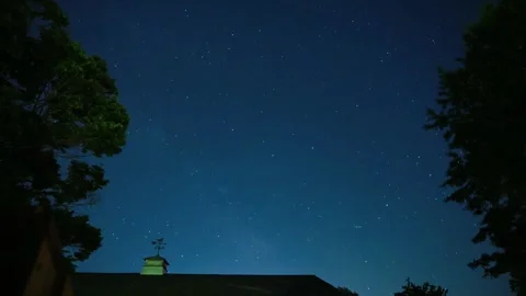 NIght Sky Timelapse Video stock 311993592