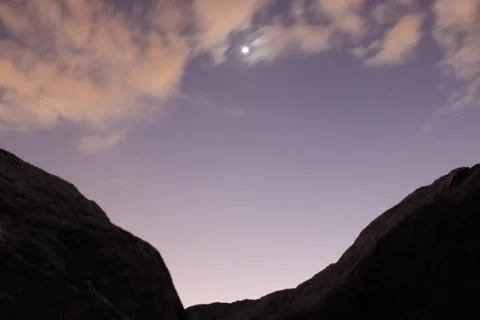 NIGHT SKY: TIMELAPSE (SD 720X480) Stock Footage 366253