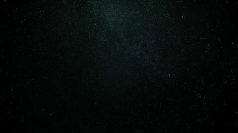 Night sky timelapse of stars moving across a dark sky with meteors and Vídeos de archivo 342280683