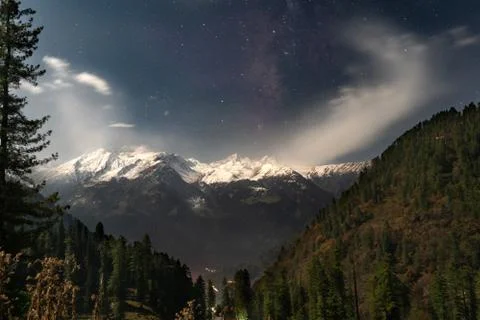 The night sky in Tosh Fotos Stock