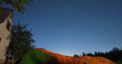 Night sky view Stock-Footage 211787894