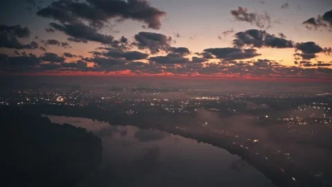 Night sky view over the hill Stock-Footage 211788921