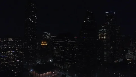 Night Skyline Stock Footage 90789757