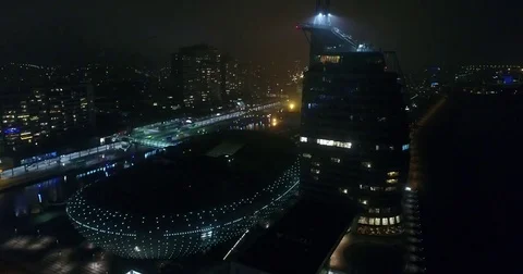 Night Skyline German Video stock 83728592